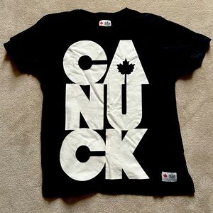 The Bay “Canuck” T-Shirt from 2010 Olympic Games. Men’s Medium.